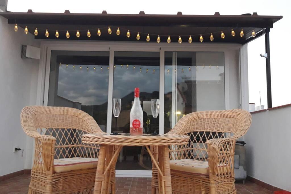 Apartamento Casa Con Vistas Al Campo Y Cocina Con Terraza Villanueva de San Juan Bagian luar foto