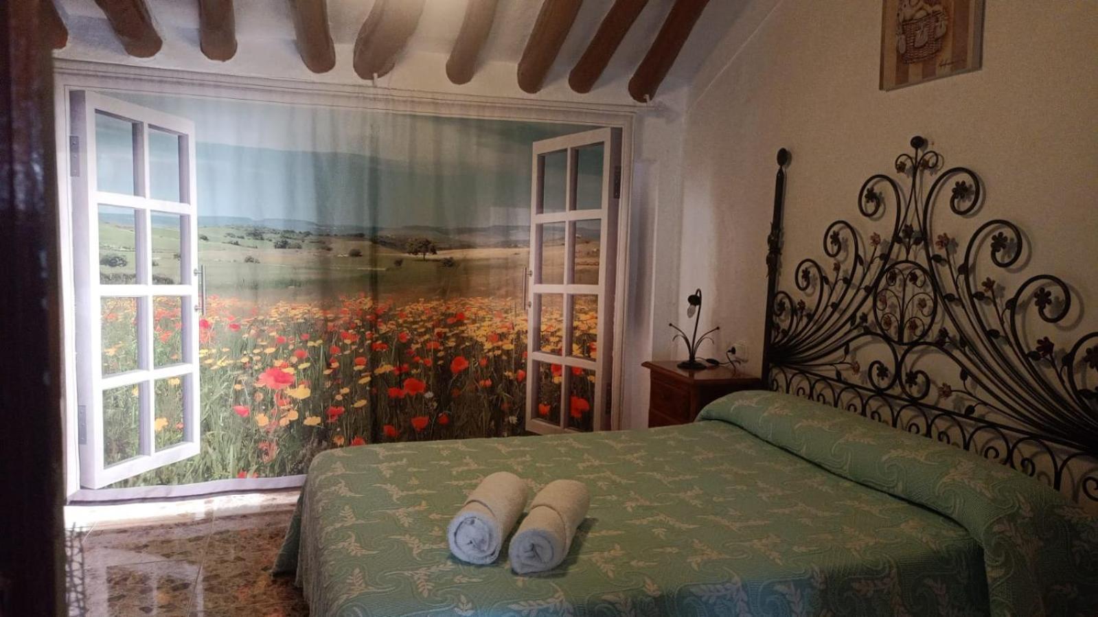 Apartamento Casa Con Vistas Al Campo Y Cocina Con Terraza Villanueva de San Juan Bagian luar foto
